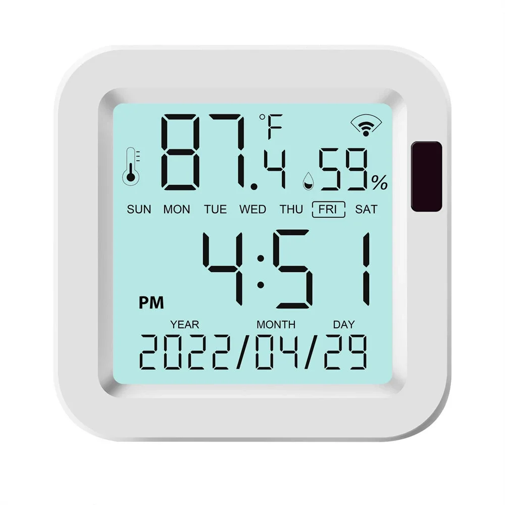 

Smarsecur Smart Wifi Temperature and Humidity Sensor with Real Time Monitoring, Adjustable Temperature Modes