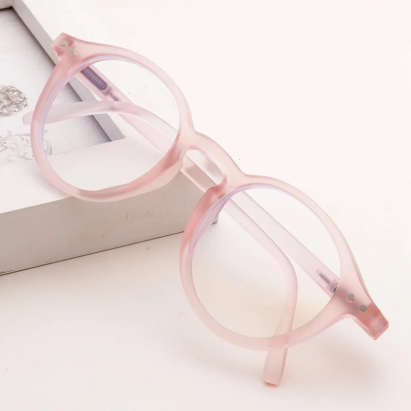 Fashion Kids Anti-blue Light Glasses Vintage Round Frame Boys Girls Computer Glasses Protection Eyeglasses Plain Glasses