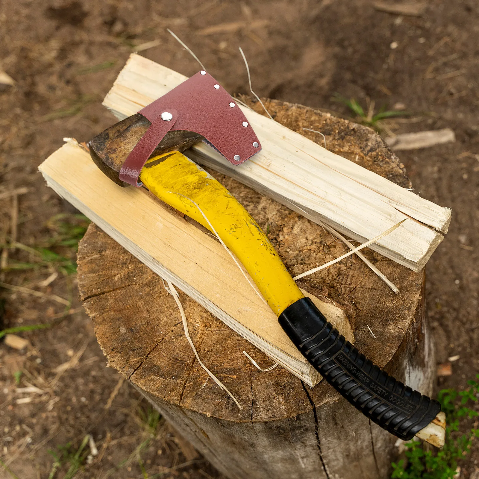 

Fake Outdoor Axe Cover Durable Thick Nylon Axe Head Protector Tool Protective Case Waist Hanging Storage