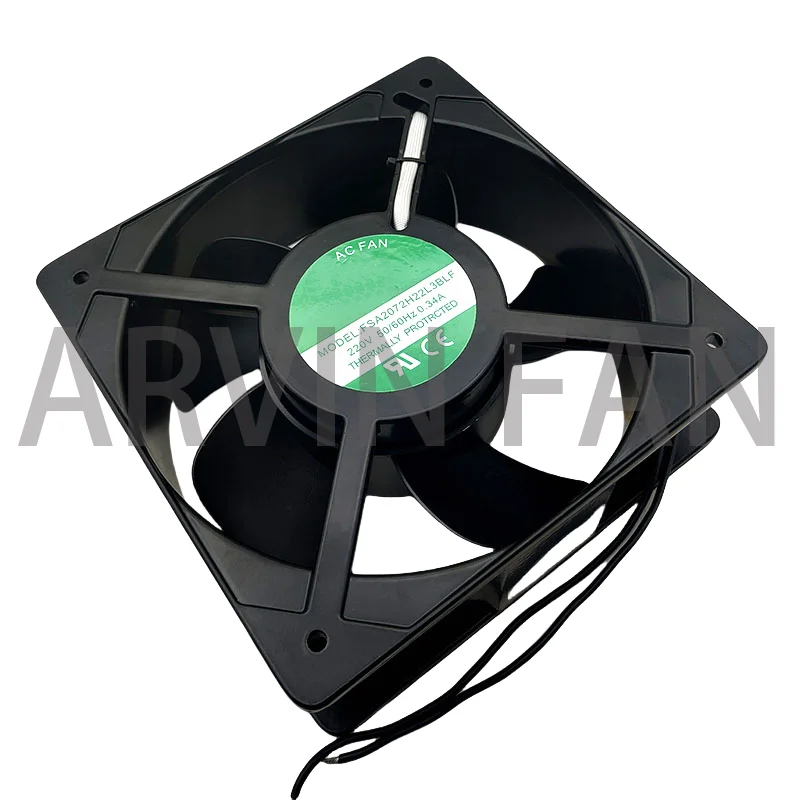 FSA2072H22L3BLF 220V 20572 0,34A Ventilador de fluxo axial com estrutura de alumínio de alta temperatura e alto volume de ar