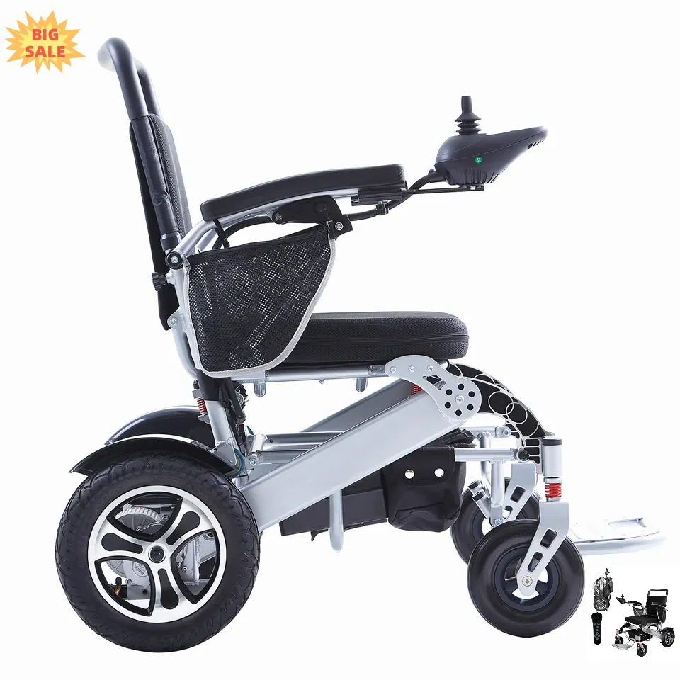 

High Strength Electric Wheelchairs Specifications Folding Portable Electric Wheelchair