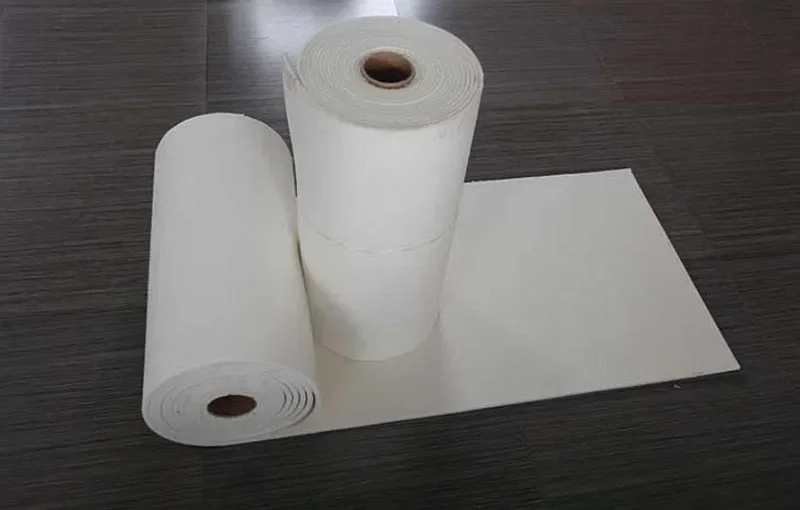 Ceramic fiber paper multi size high temperature resistant aluminum silicate fiber paper high temperature sealing gasket