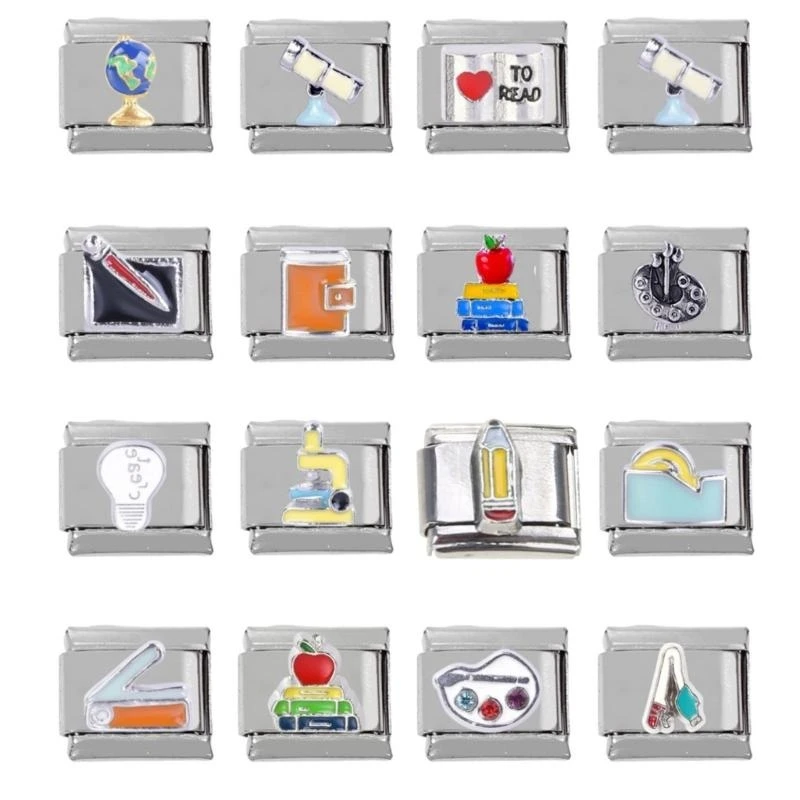 

Настраиваемый браслет со съемными модулями Красивая бусина-звено для браслета из нержавеющей стали Нежное украшение для