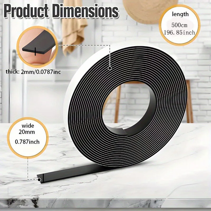 

Самоклеящаяся лента 196,8 дюйма, мягкая магнитная лента 20x2 мм, режущая полоса для хранения гаджетов, магнитный ролик для декора холодильника