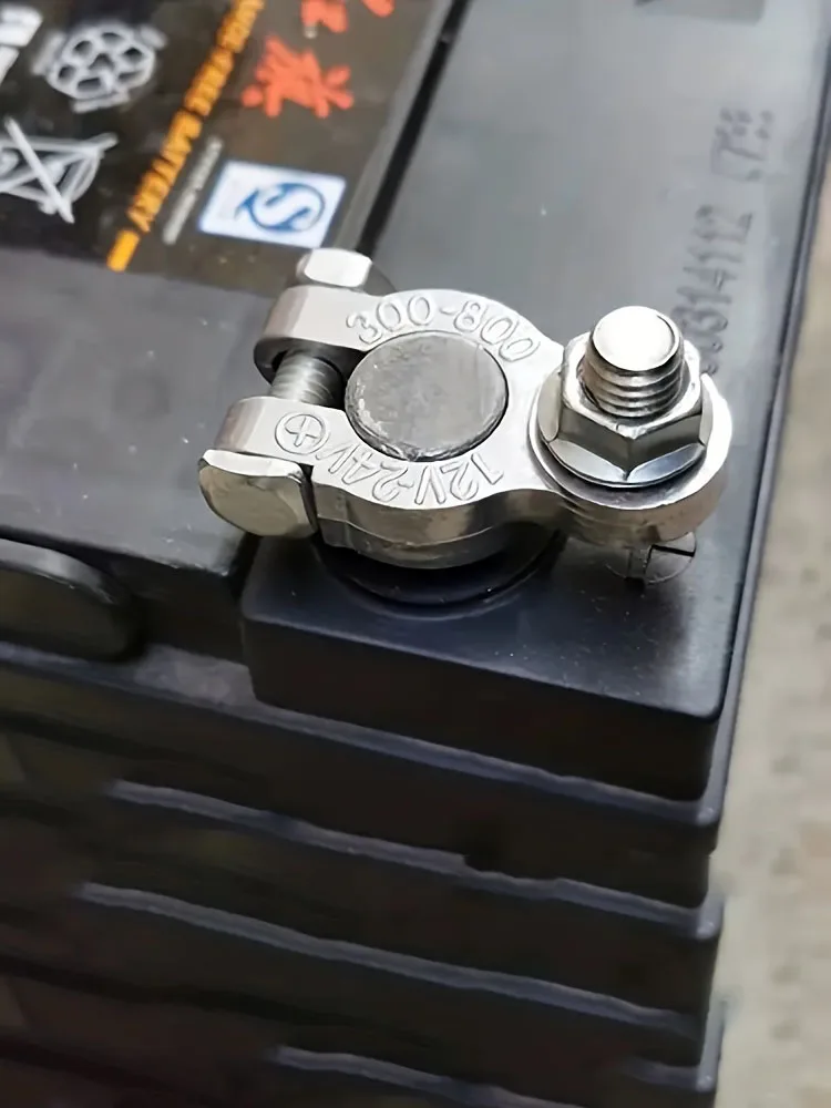 1 Paar neue 12V 24V Autobatterie-Klemmverbinder und Kabelklemmen mit Schnellverschluss – Detail 2