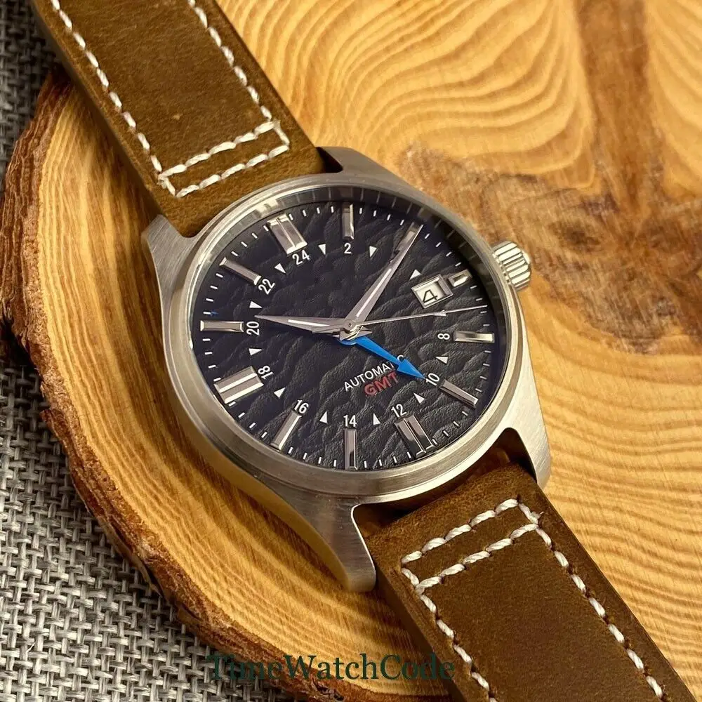 Tandorio Diving Automatic Men's Watch NH34 Movt 39mm Sapphire Glass Black Dial