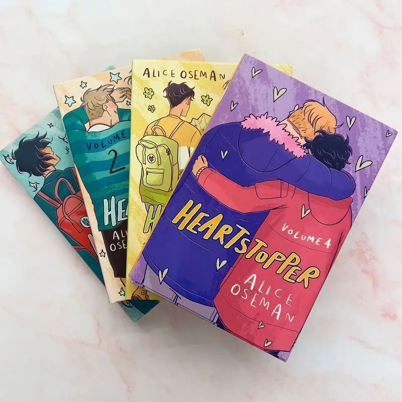 Heartstopper Series Volume 1-4 Books Set By Alice Oseman Heartstopper Series Volume 1-4 Books Set By Alice Oseman