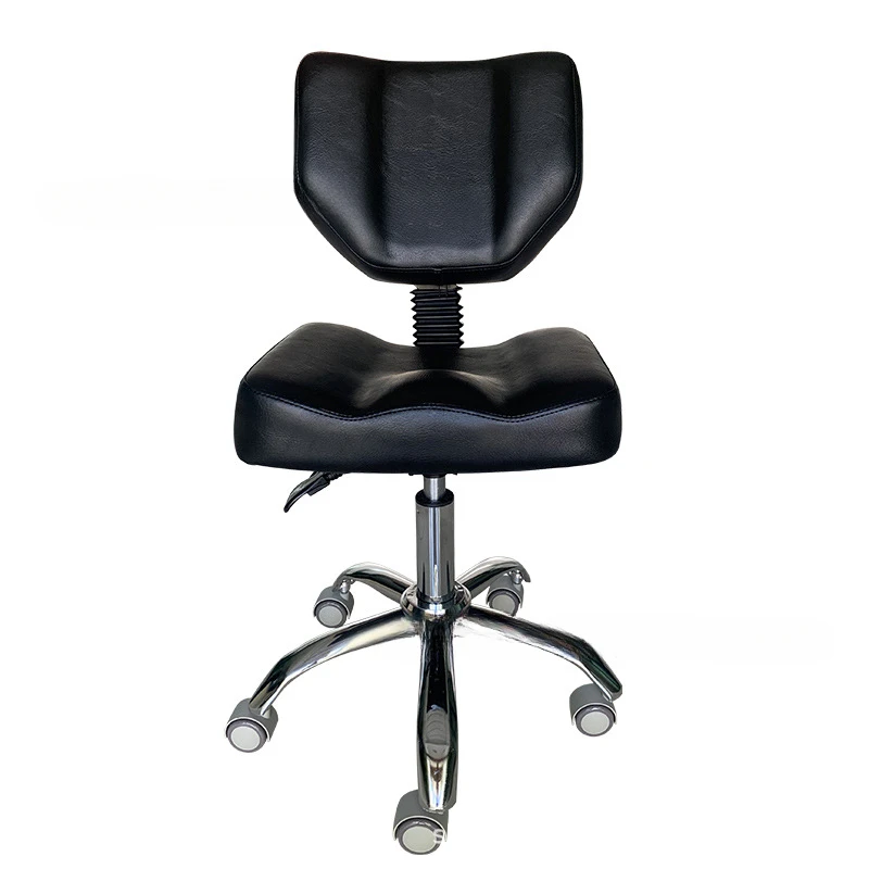 Professional Barber Chairs Wheels Golf Ergonomic Recliner Nail Salon Hairstyle Hairdressing Silla De Manicurista Salon Furniture