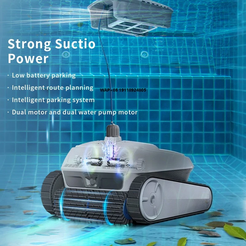 

Автоматический интеллектуальный робот-фильтр для уличных бассейнов с дистанционным управлением через приложение и функцией сбора листьев