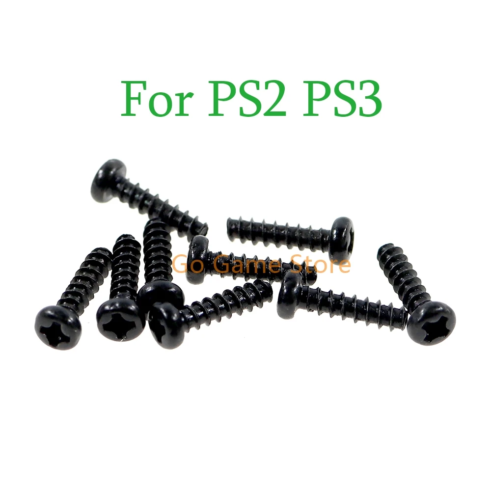 1000pcs Black Round Head Screw Alloy Cross Bolts Screws for PS2 PS3 Controller