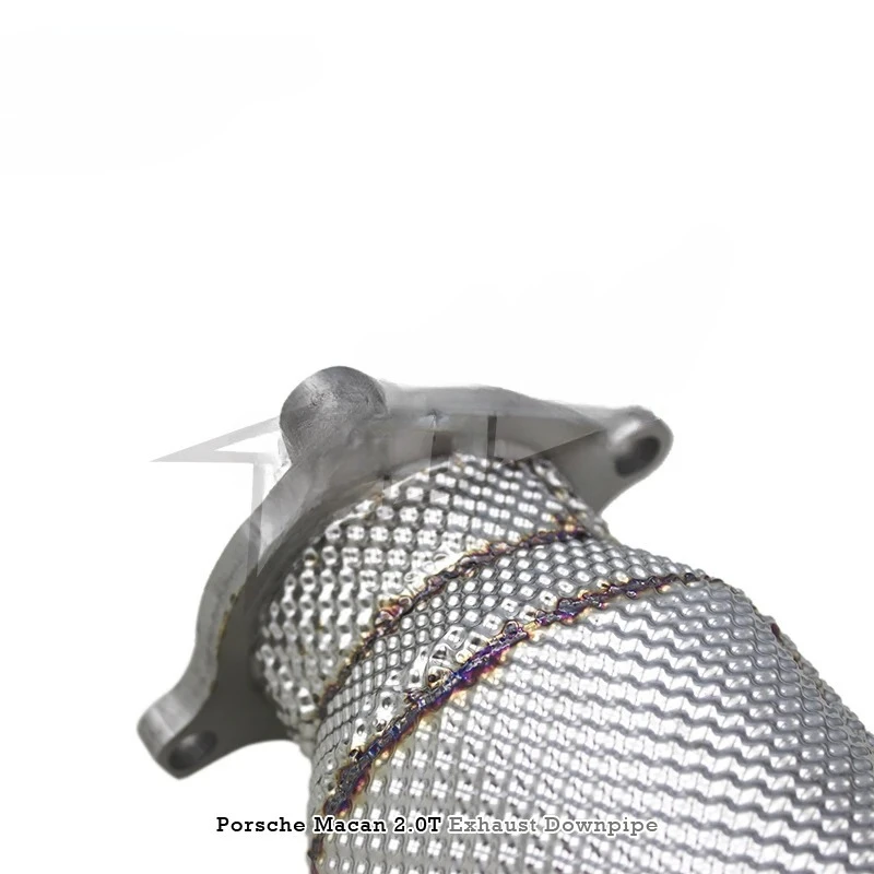 رائجة البيع OBM العادم النازل ل 1 ماكان 2.0T 2013-2018 الفولاذ المقاوم للصدأ النازل مع محفز العادم الأنابيب سيارة العادم S #6