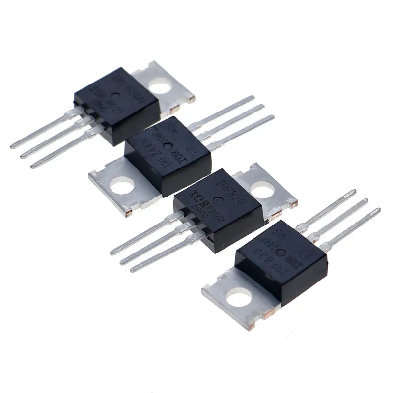 50Pcs 10Value TO-220 Mosfet Field-Effect Transistor Kit IRF3205 IRF640 IRF740 IRF830 IRF840 IRF530 IRF630 IRF820 IRFZ44 IRF9540