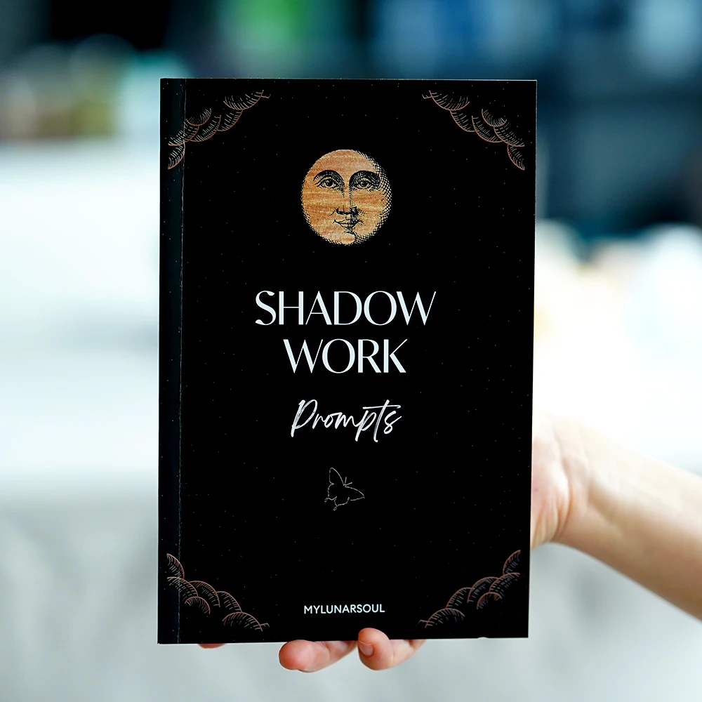 34 عمل الظل يطالب على شفاء الطفل الداخلي وعلاقات القلق والعلاج الذاتي Spiritua Shadow Work Journal أساسيات 40 صفحة
