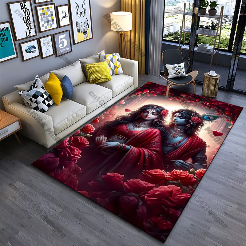 Romance beauty love divine connection carpet Yoga living room room decor children's crawling mat doormat area rug games mat