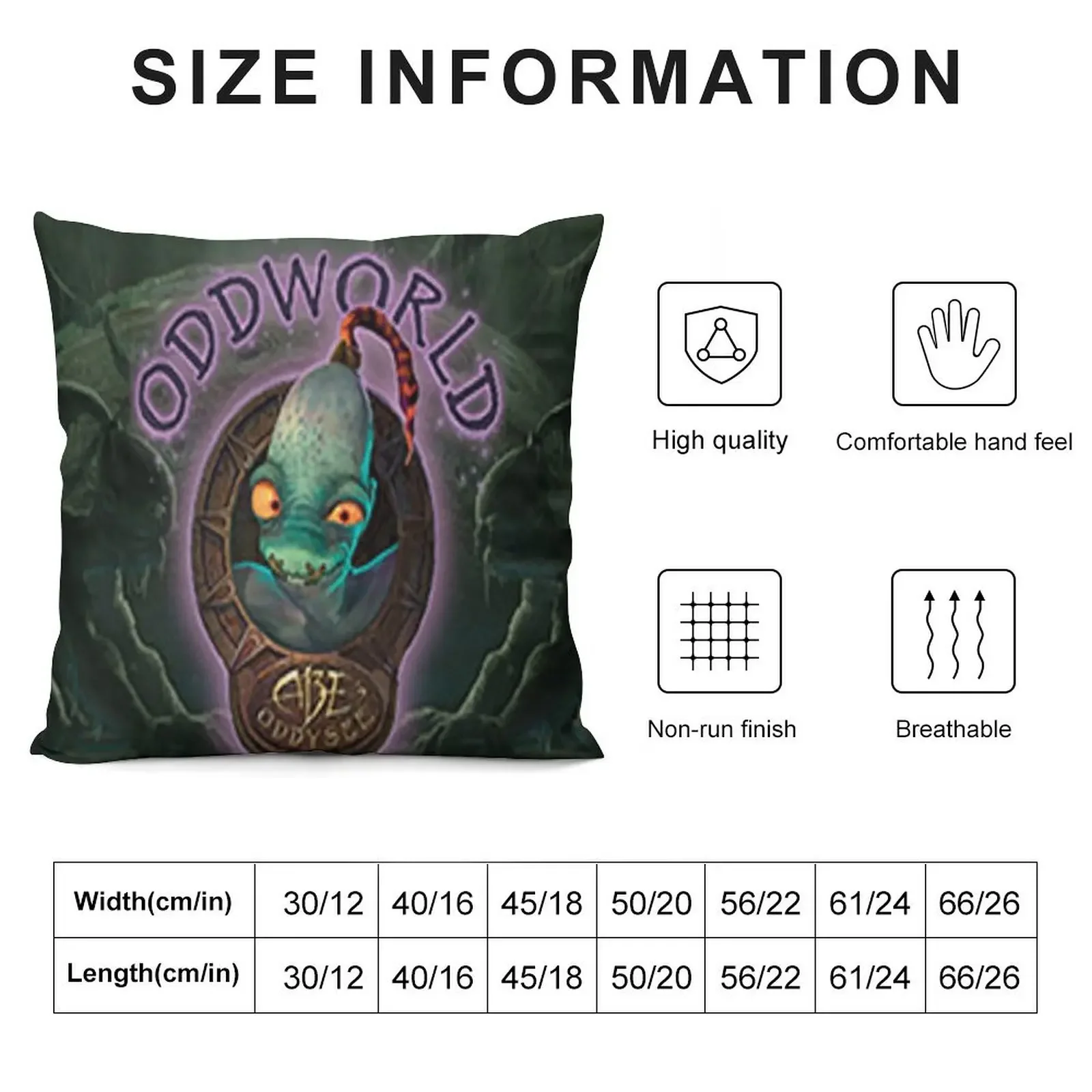 Oddworld: Abe's Oddysee Throw Pillow New year pillow pillowcase Pillow Decor cover luxury