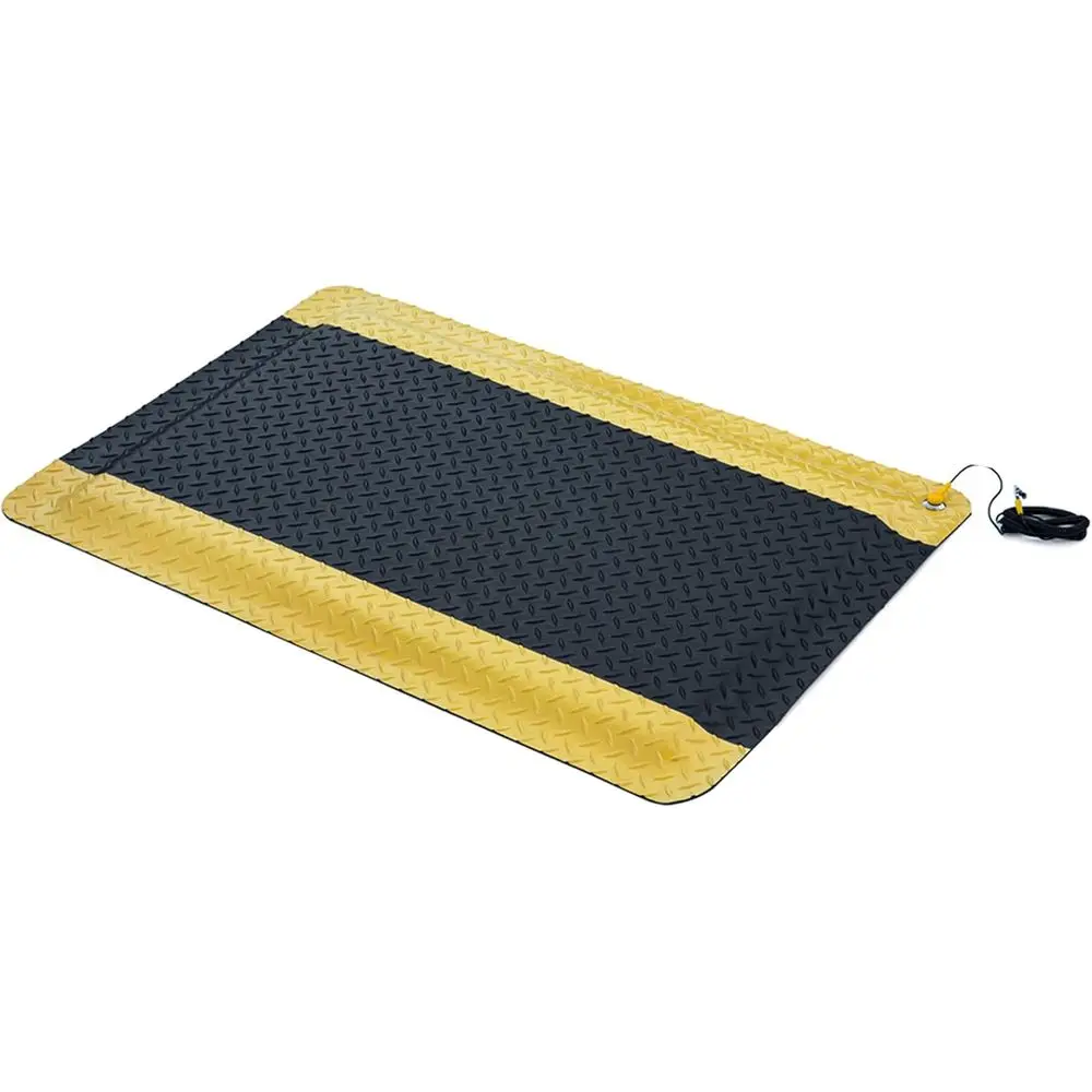 

2' x 3' ESD Anti-atigue Conductive Mat, Durable Heavy Duty Diamond Plate, Non Slip Waterproo loor Mats or Commercial&Industrial