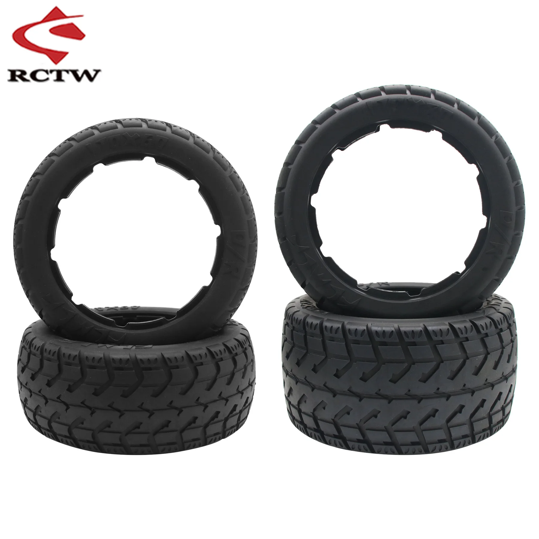 Stiffener Front or Rear on Road Tyre Skin Kit for 1/5 Hpi Rofun Baha Km Rovan Baja 5B Truck Spare Toys Parts