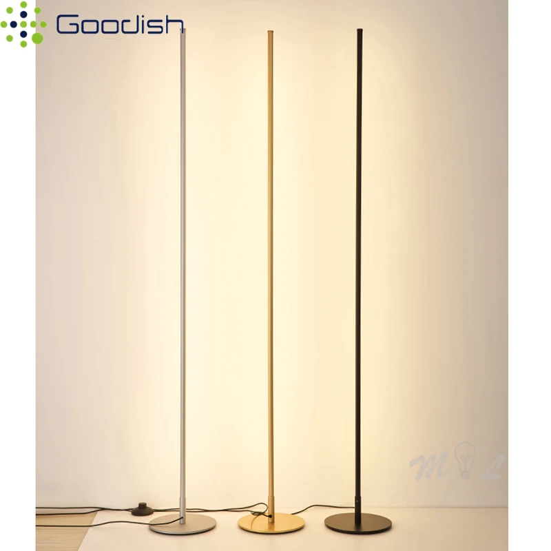 

Modern Industrial Retro LED Floor Lamps Standing Long Line Art Creative Indoor Lights for Living Room Home Decoration Chandelier