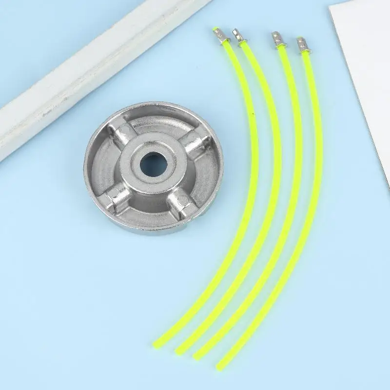 Cabezal de cortacésped Universal de aleación de aluminio con línea de corte de césped de nailon, piezas de repuesto para cortacésped