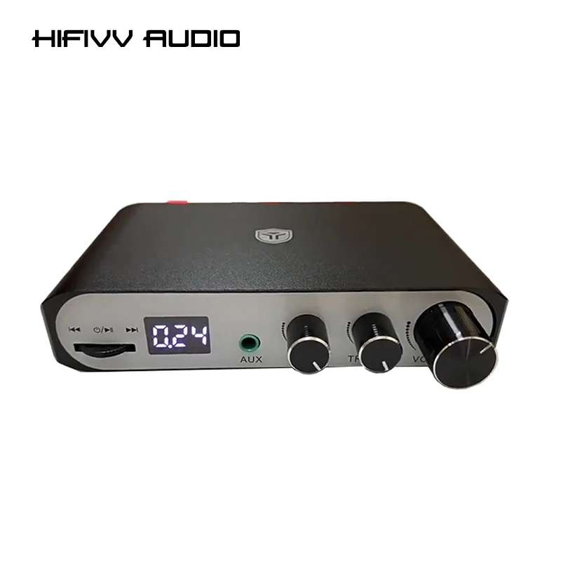 

Hifi M3 Mini Bluetooth 5.0 Digital Amplifier Home/Car/Marine Speaker Amp TPA3116 Class D Bass Amplifier USB Player 50W×2