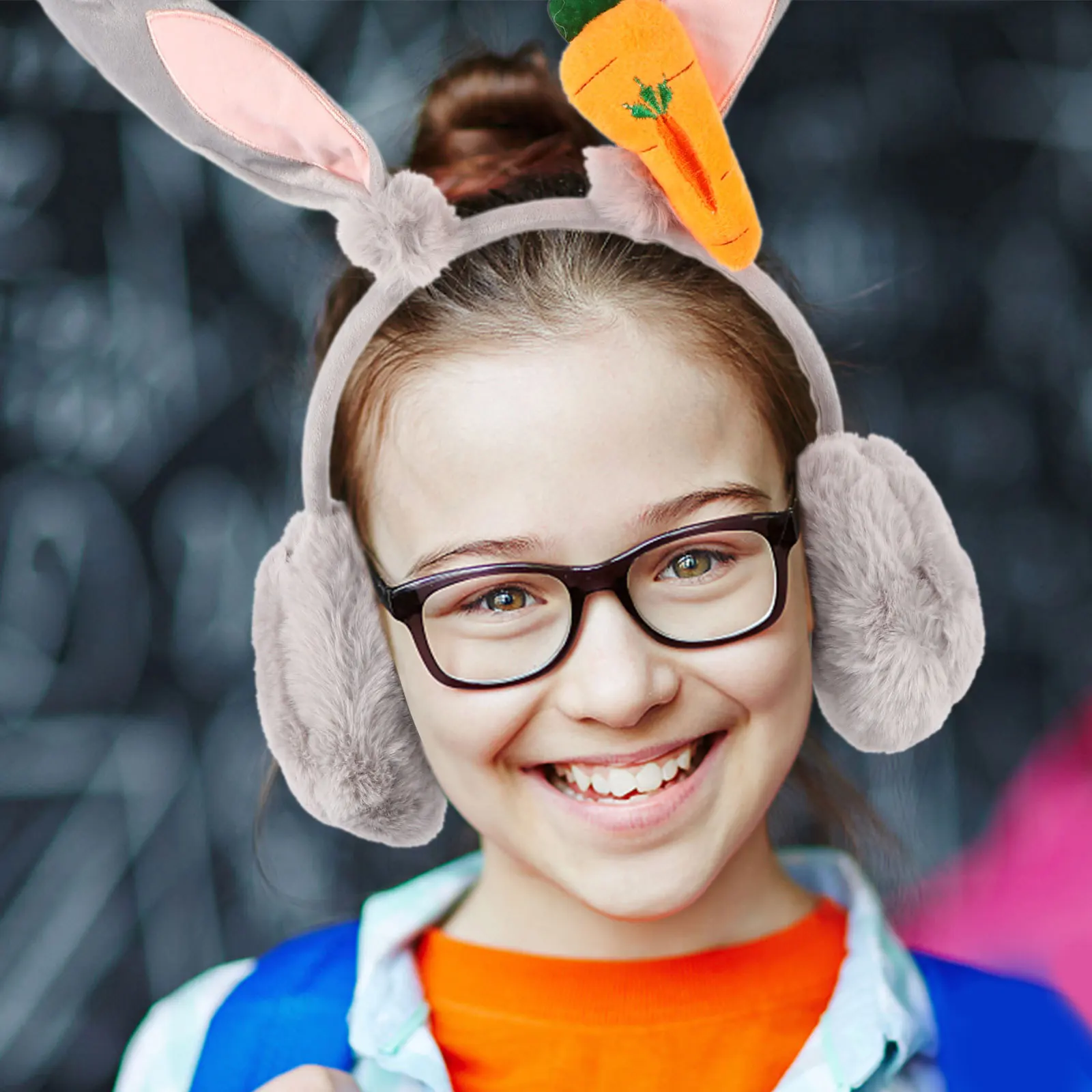 واقي أذن شتوي رائع على شكل آذان أرنب قابل للتنفس وناعم ومريح مقاس واحد يناسب غطاء الأذن الأكثر دفئًا للتزلج وركوب الدراجات