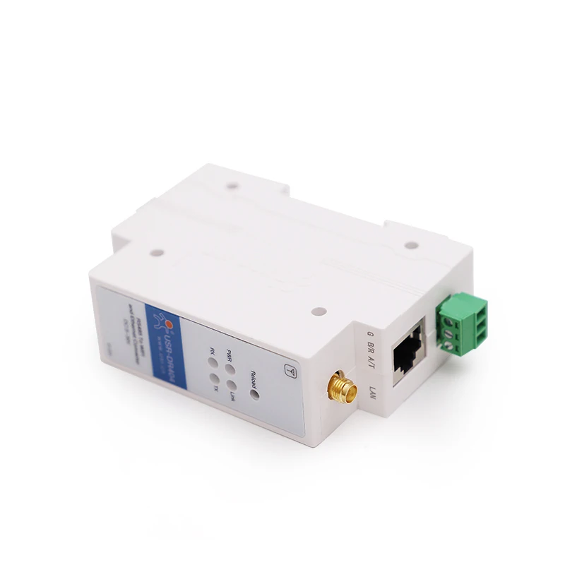 พอร์ตอนุกรม DIN-Rail RS485เป็น WIFI Ethernet Converter อุปกรณ์ IOT Server USR-DR404รองรับ Modbus mqtt