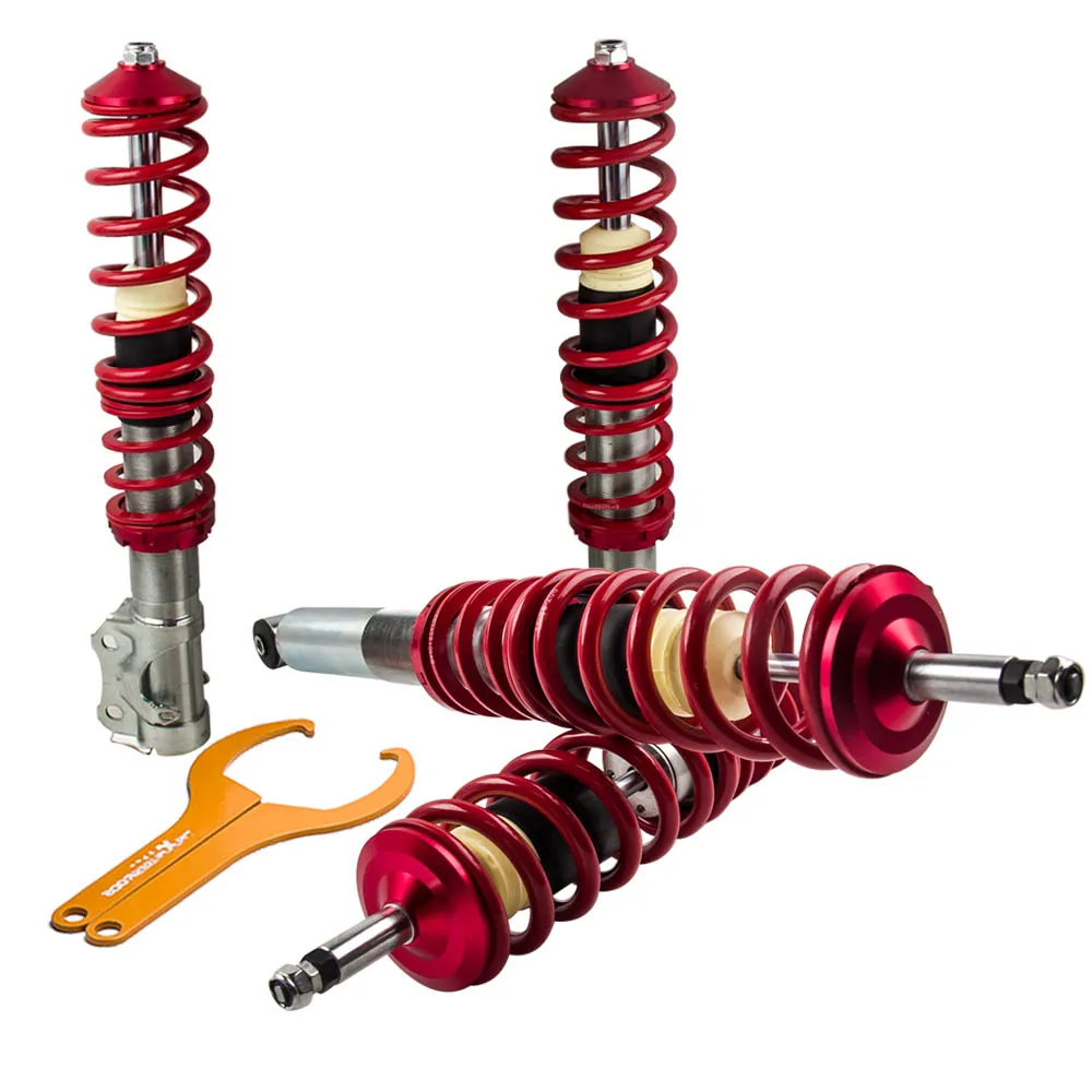 MaXpeedingrods Coilovers For VW MK2 MK3 GOLF & JETTA Coil Spring Adjustable Height Coilovers