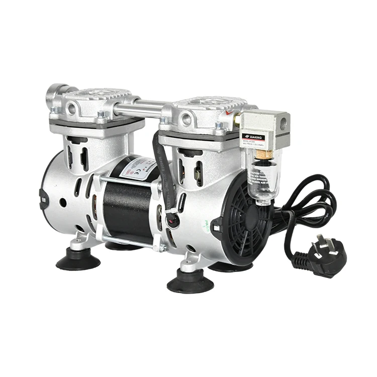 260W Piston Pump Oilless silent Vacuum Pump  Can be used for semiconductor equipment parts Medical beauty equipment, etc