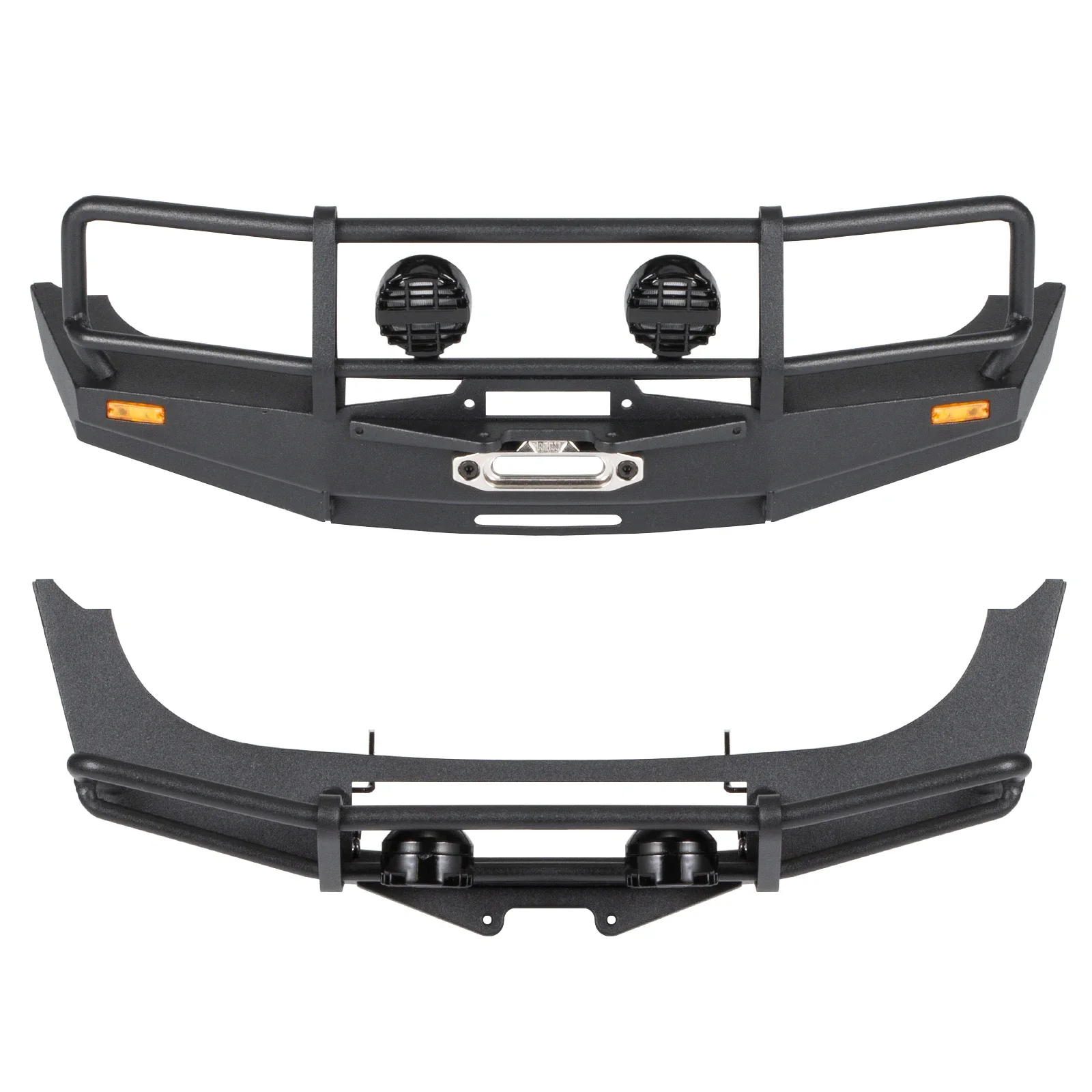 Hand Welded 1/10 Scale Bull Bar Front Bumper Kit for LC80 Body RUN80 Chassis RC Crawler Parts