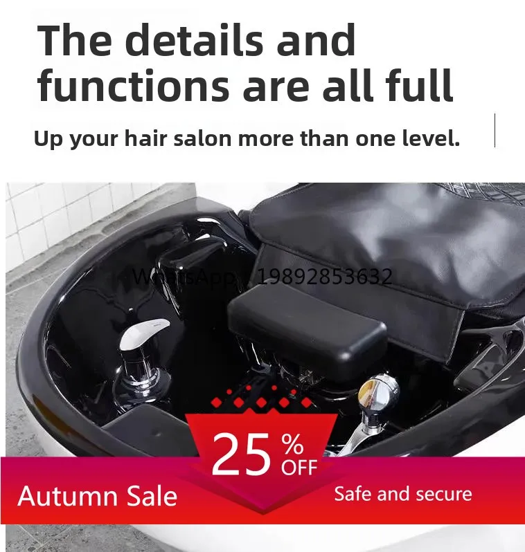 

TQH Automatic Intelligent Massage Shampoo Bed Hair Saloon Dedicated Shampoo Bed luxury home decor