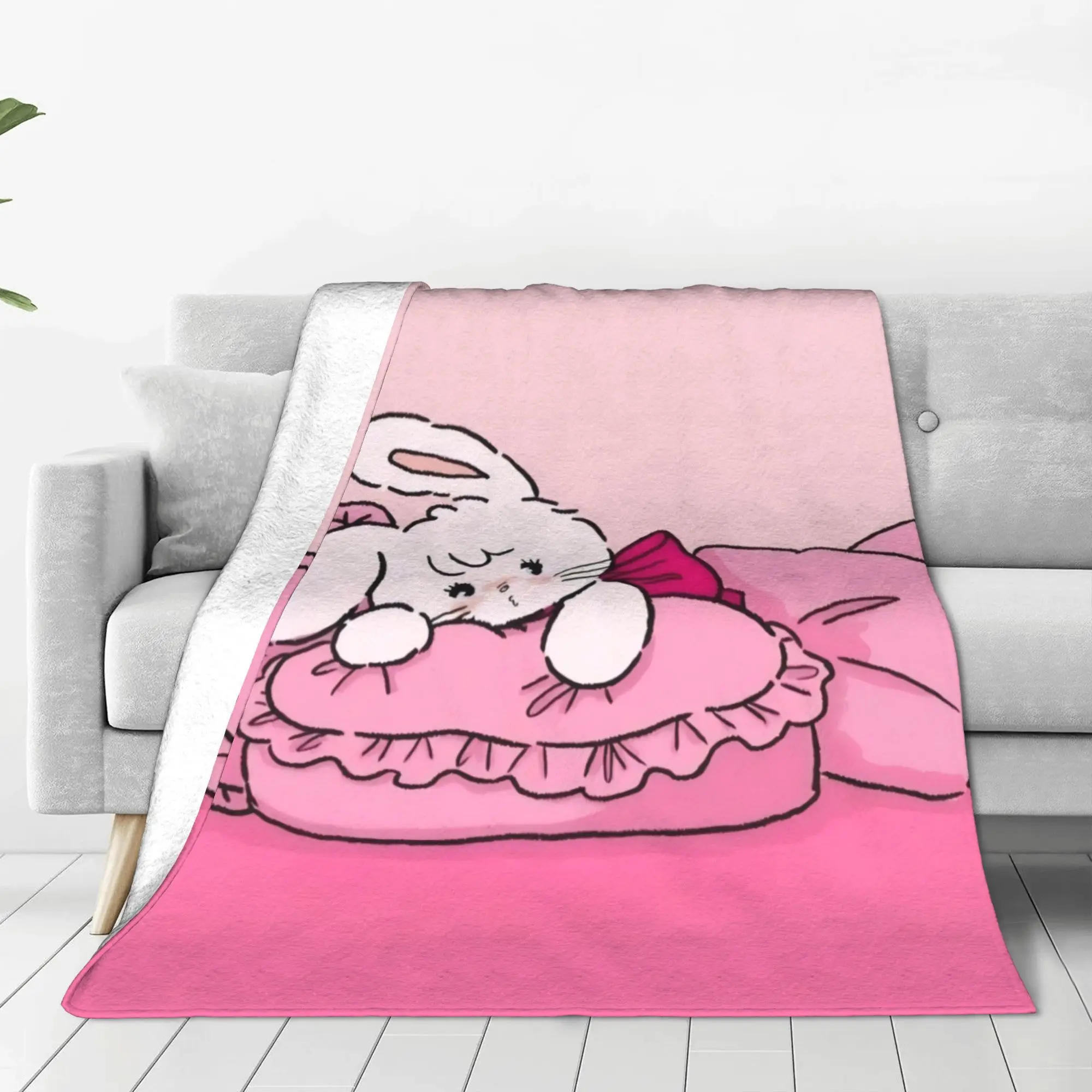 Mikko Mikko Blanket All Season Cute Lightweight Throw Blankets For home Plush Thin Quilt