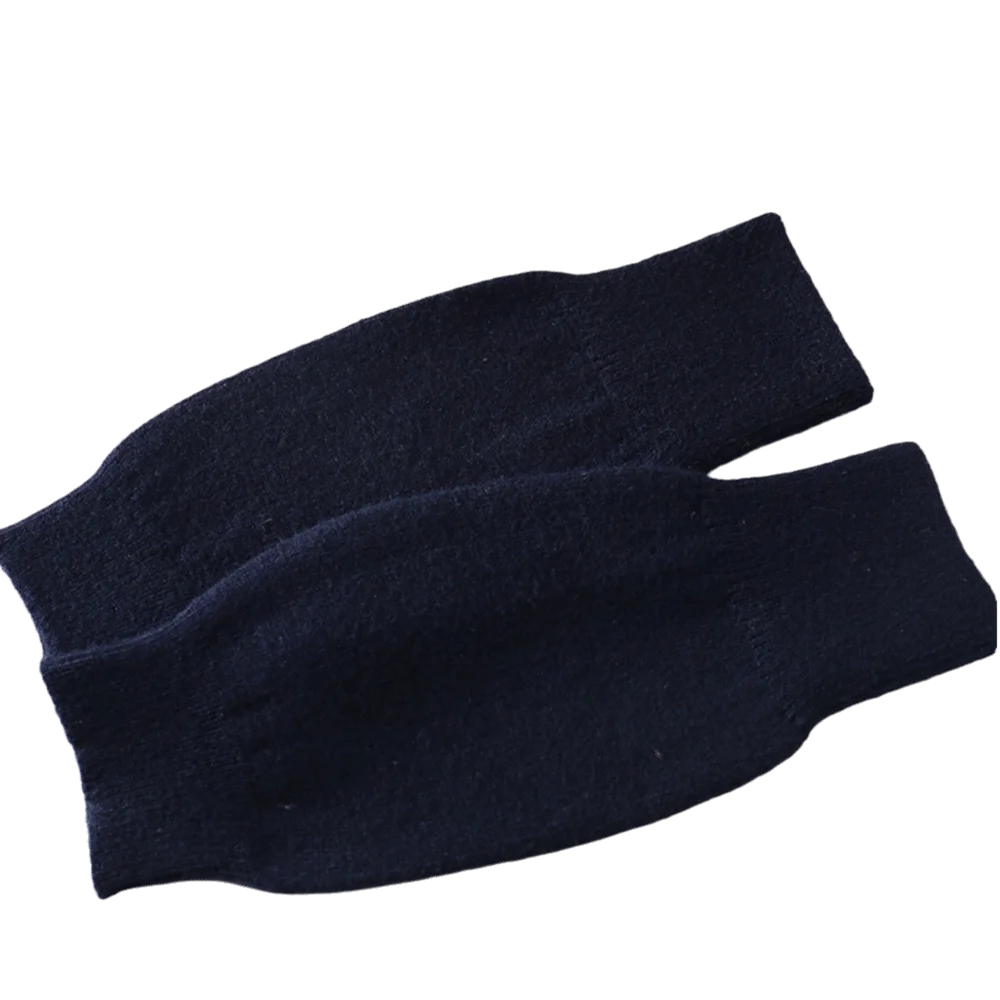 Soft Touch Screen Fingerless Gloves Warm Wrist Palm Protection Knitted Mittens Solid Color Half Finger Gloves