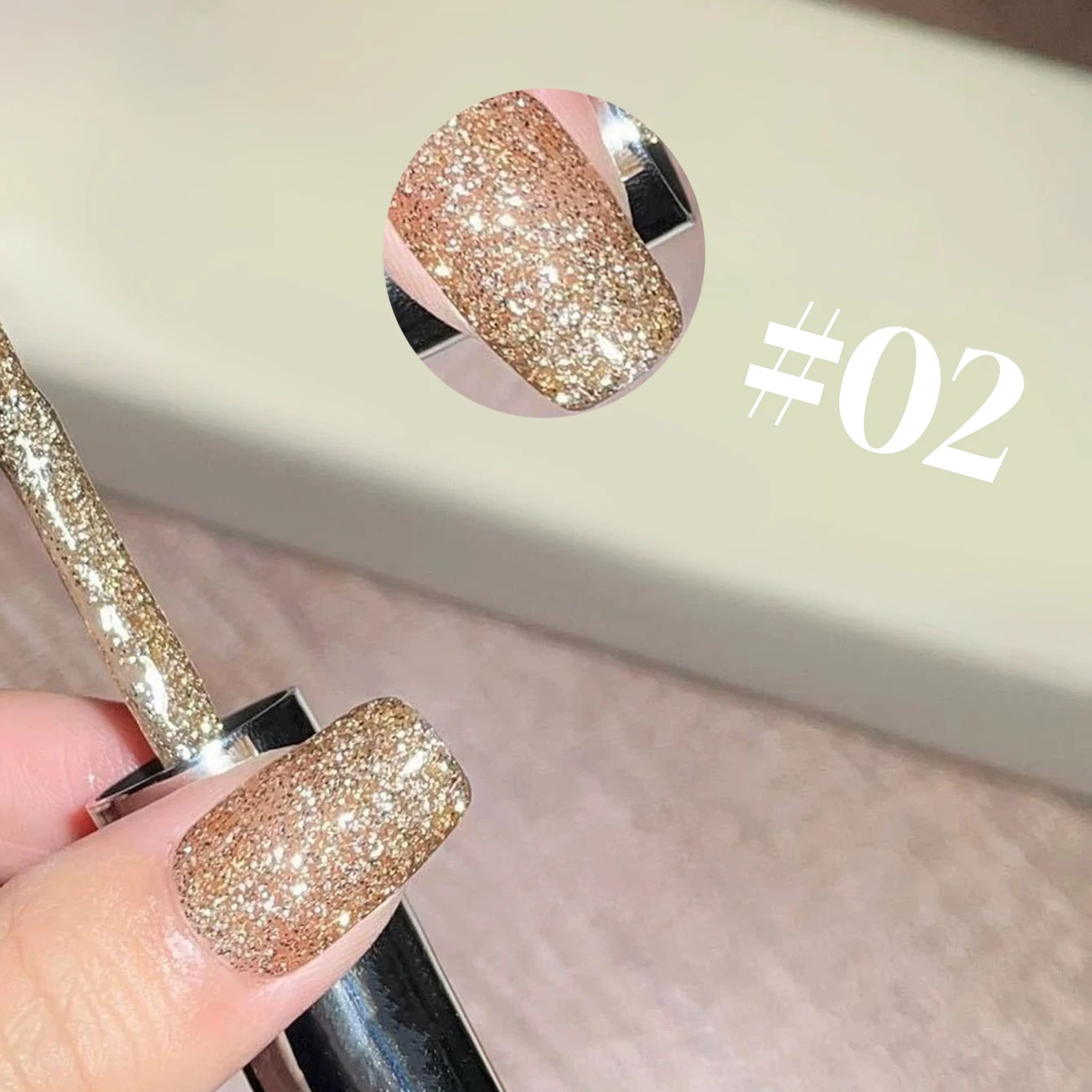 12ML 2025 New Arrival 12-Color Glitter Gel Nail Polish Set Sparkling Shimmer Diamond Sequins for Nail Art Long-lasting Shine