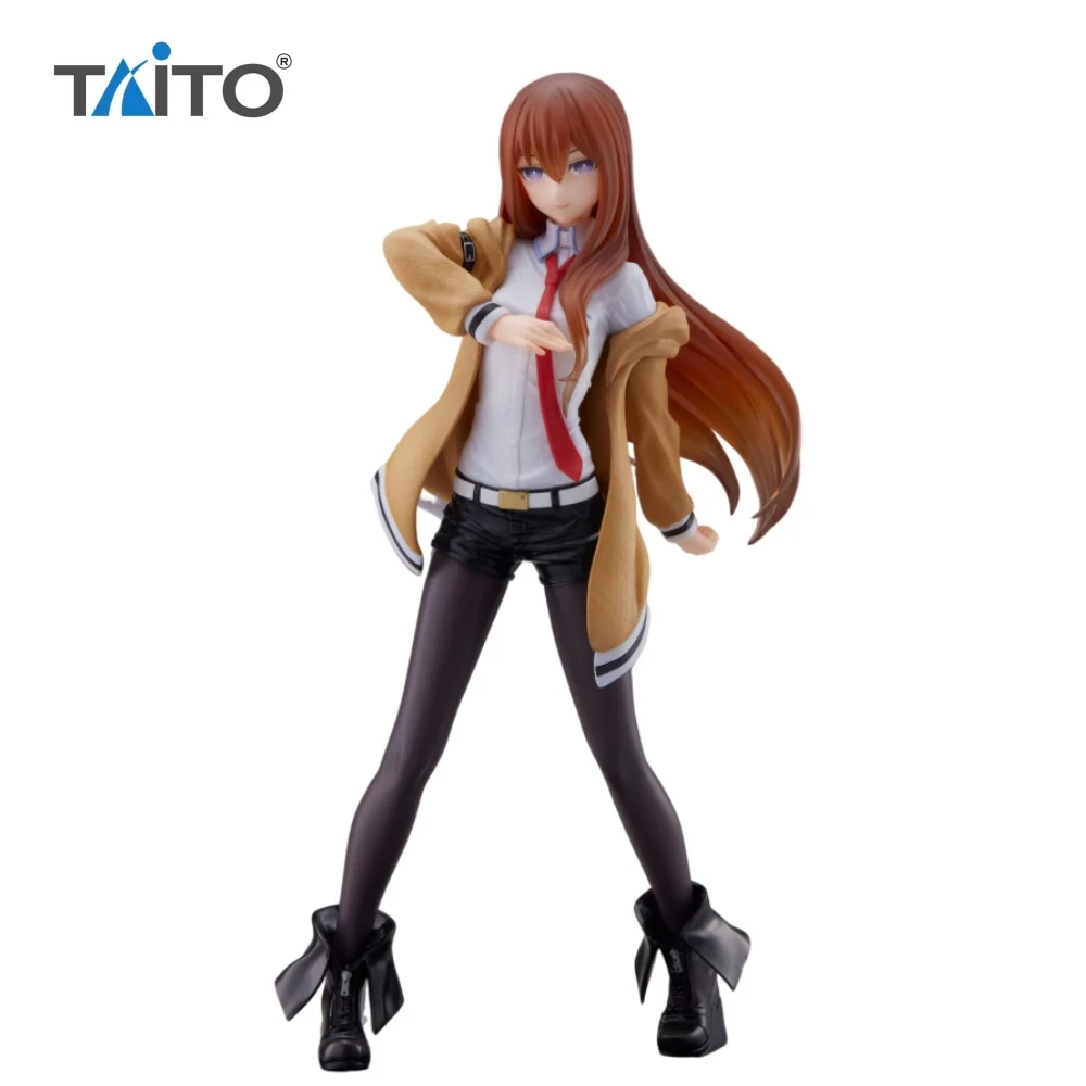 Taito Steins;Gate Anime Makise Kurisu Coreful Action Figures Model Figurine Original Figuarts Toys Birthday Collection