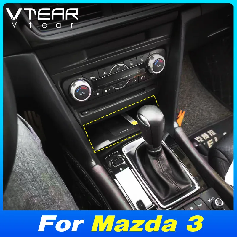 

For Mazda 3 Axela BM BN 2014-2018 Car Wireless Charger 15W Fast Cell Phone Charging Plate Interior Modification Auto Parts