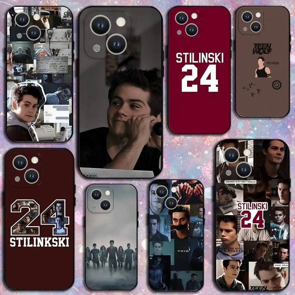 

Teen Wolf Stiles Stilinski 24 Phone Case For iPhone 16,15,14,13,12,11 Plus,Pro Max,XS,X,XR,SE,Mini,8,7,Soft Silicone Black Cover