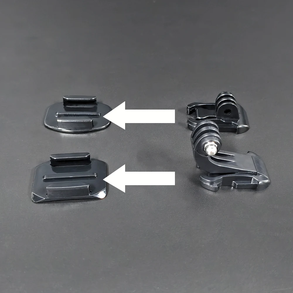 Curved Flat Adhesive Mounts Sticker Mount for GoPro Go Pro Hero 13 12 11 10 9 8 4K Helmet Action Camera Accessories for DJI OSMO