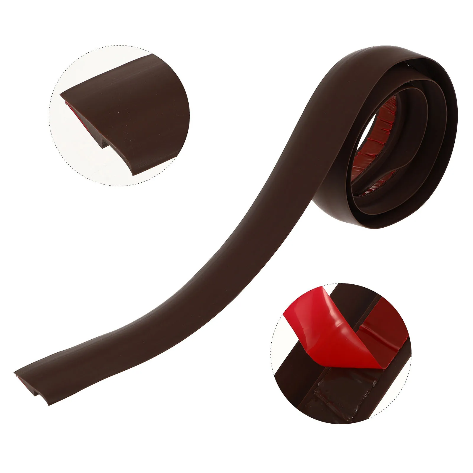 شرائط غطاء الأرضية PVC عتبة الانتقال قطاع ذاتية اللصق حافة حامي لتطبيقات أرضيات مطعم الفندق المنزلي #2