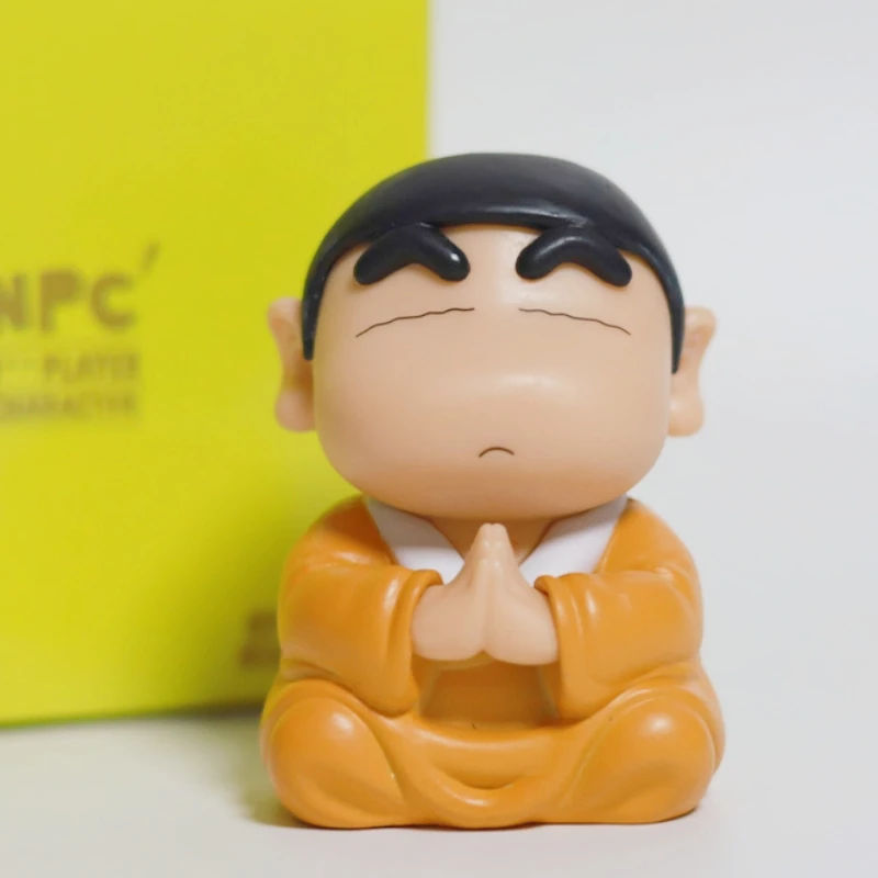Crayon Shin Chan Cos Buddha Good Luck Compassion Actionfigur Lustige Kawaii-Puppe Hochwertiges PVC-Modell Sammlerspielzeug – Detail 9