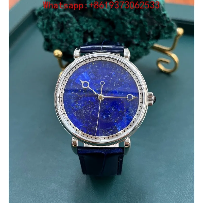 2026 Customized New Watch Natural Lapis Lazuli Limited Waterproof Automatic Mechanical Watch Male S2488