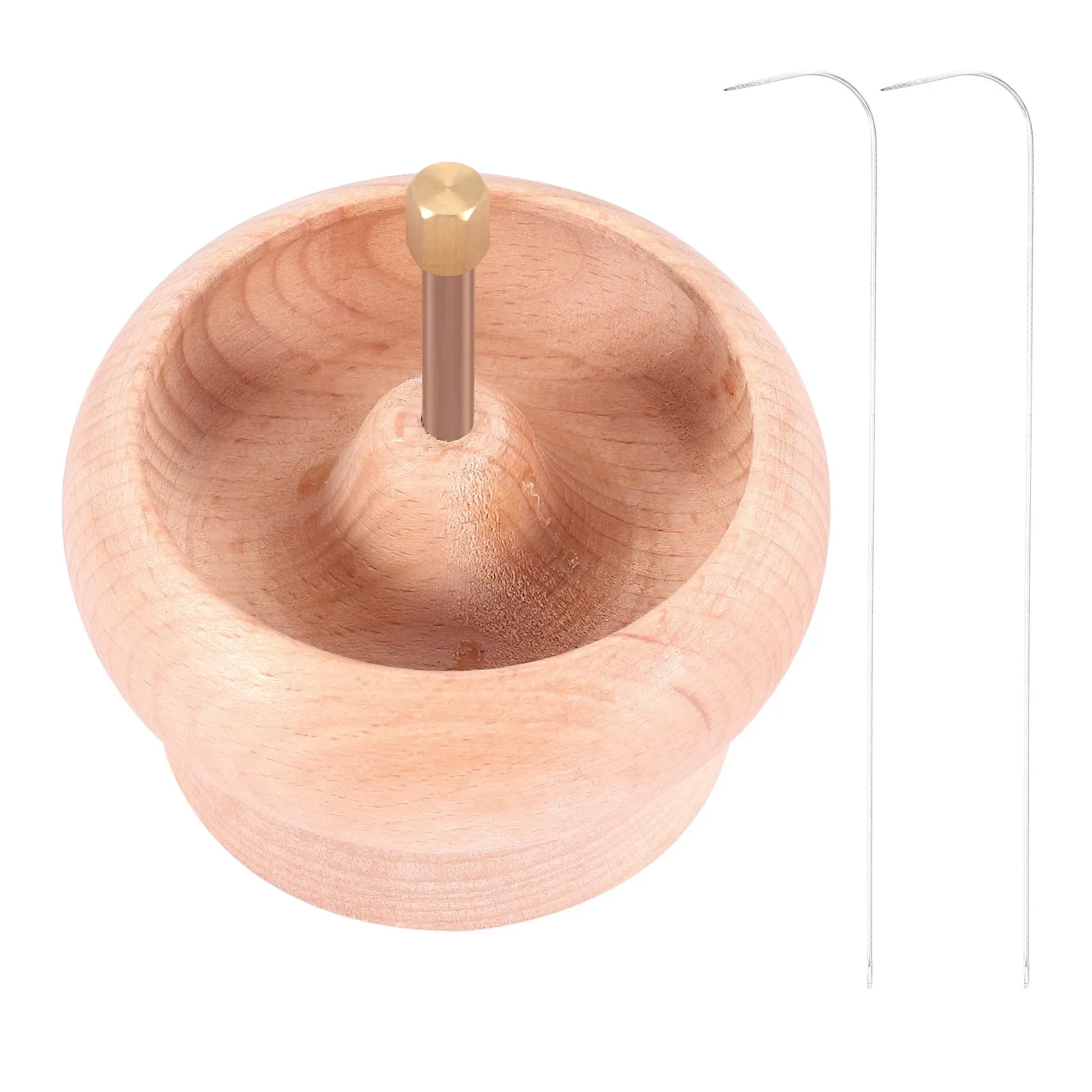 DIY Making Bead Spinner Holder Gem Workshop Wooden Crafting Project Stringing with Big Eye Needle Gifts HOT