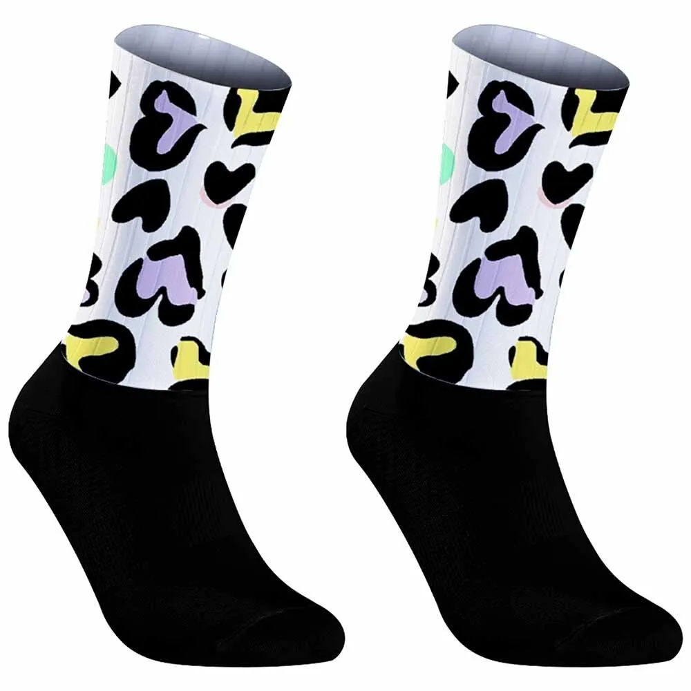 

2025 Новые прочные велосипедные носки унисекс с узором Emoji — идеально подходят для любителей спорта на открытом воздухе