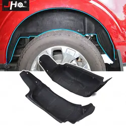 JHO Rear Wheel Well Liner For Ford F150 2021 2022 4-door Crew Cab Protective Fender Guards Mudflaps Car Accessories