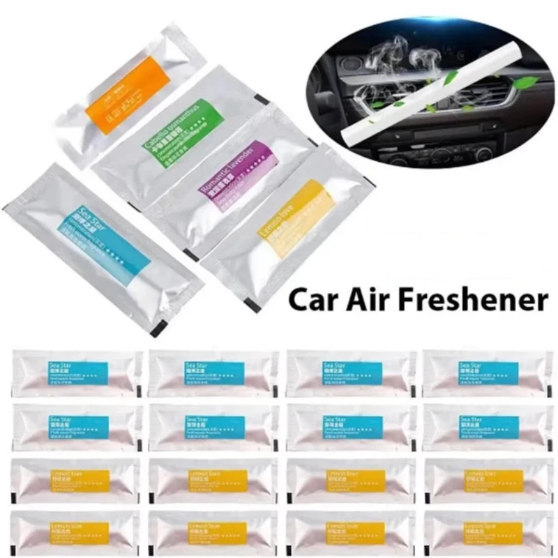 5/10/20pcs Car Air Outlet Aromatherapy Stick Solid Automotive Interior Aroma Oil Diffuser Replacement For Car Air Fresheners