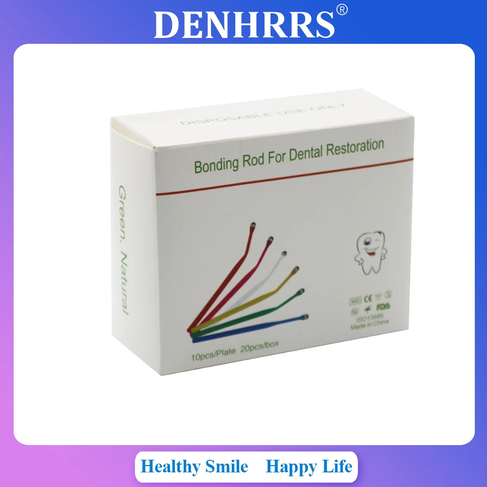 

20Pcs/Box Bonding Rod For Dental Restoration Dental Disposable Adhesive Tip Applicator for Tooth Crown Porcelain Veneer