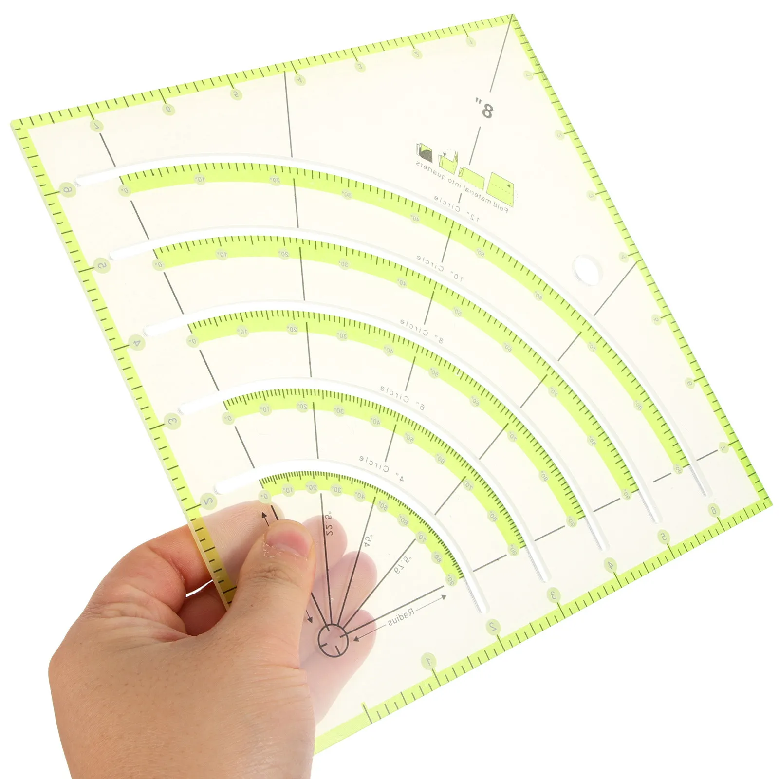 

Quilting Ruler Multi-Functional Acrylic Patchwork Ruler for Sewing Fabric Cutting DIY Quilting Templates Sewing Craft Supplies
