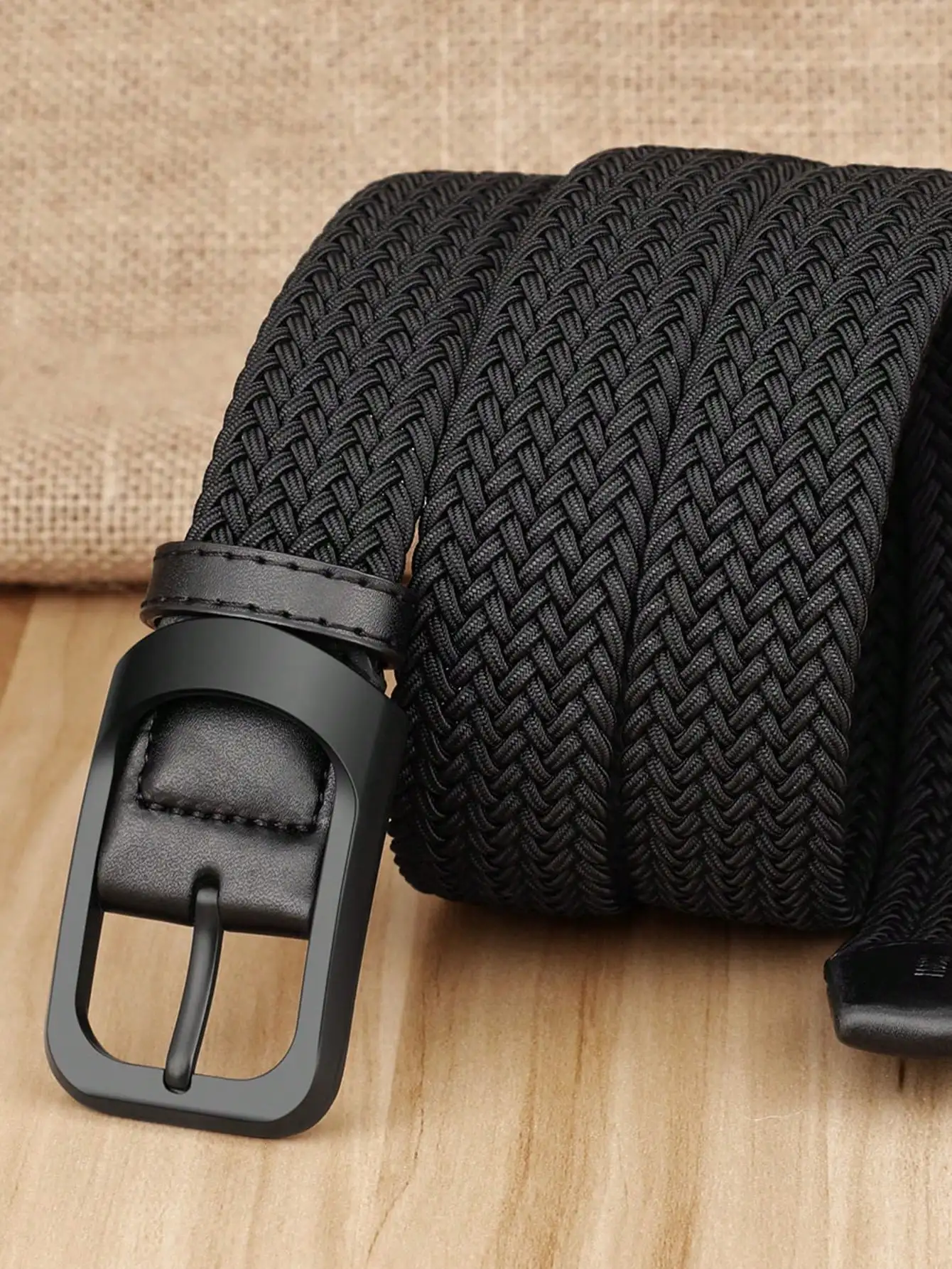 Nuova cintura da uomo retrattile elasticizzata Cintura con fibbia senza denti Moda coreana Casual Cintura elastica per giovani di mezza età Cintura per pantaloni giovani