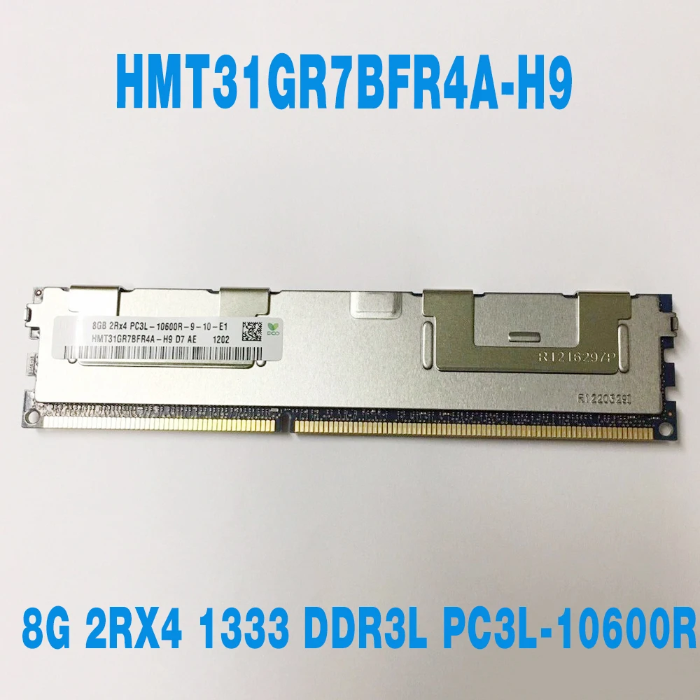 

1 шт. для SK Hynix RAM 8GB 8G 2RX4 1333 DDR3L PC3L-10600R REG Memory HMT31GR7BFR4A-H9