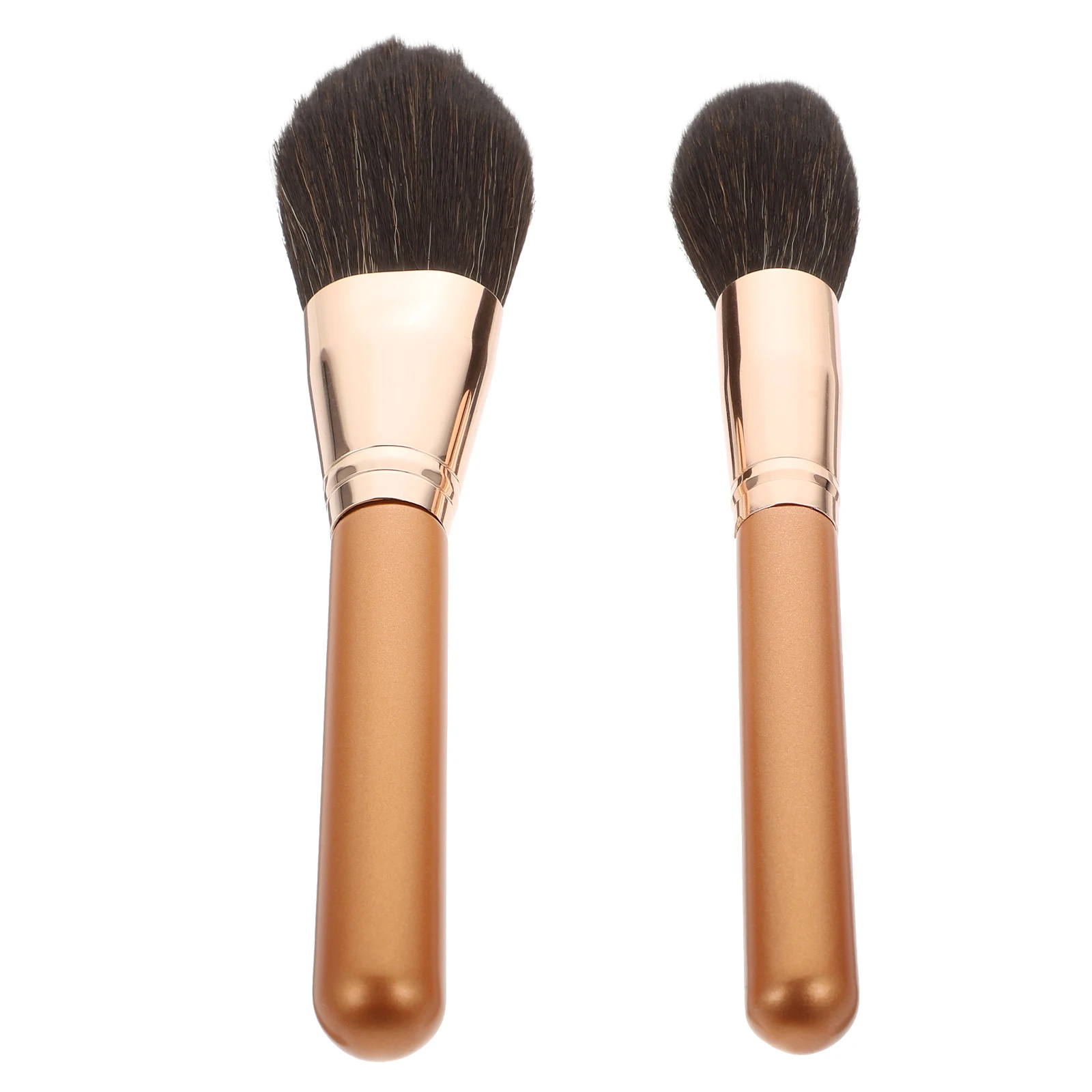 

2 Pcs Face Powder Brushes Foundation Brushes Practical Makeup Artificial Fiber Face Powder High-density Daily Use