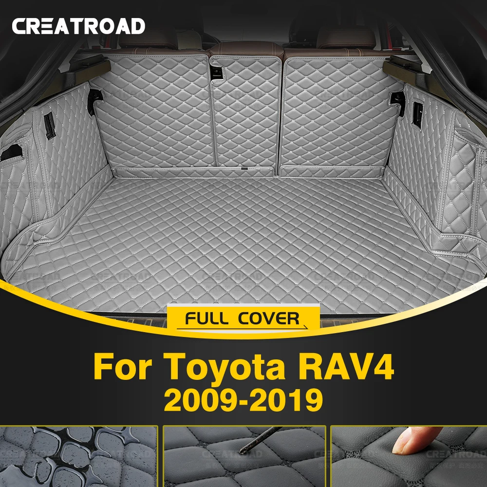 

CREATROAD For Toyota RAV4 2009-2019 2018 2017 2016 2015 2014 Auto Full Coverage Trunk Mat Car Cargo Liner Interior Accessories